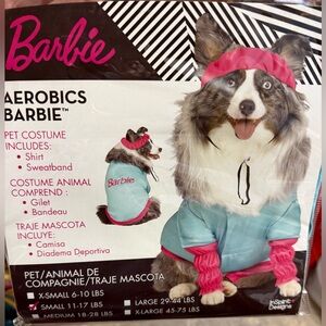 Barbie - Aerobics Barbie Small Pet Outfit Blue and Pink Accents PARTY CITY NWT